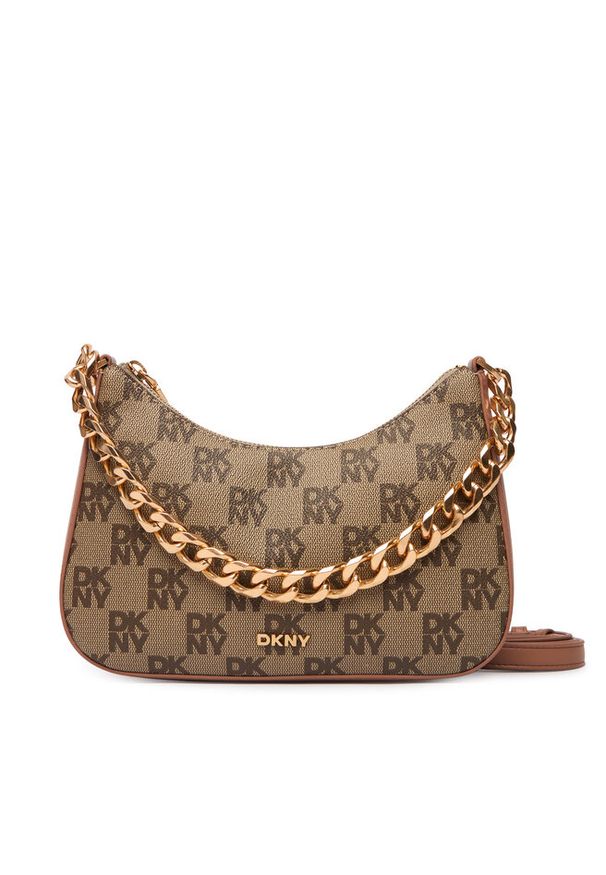 Torebka DKNY. Kolor: brązowy
