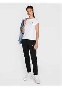 Calvin Klein Jeans Spodnie dresowe Blend Fleece J20J212872 Czarny Regular Fit. Kolor: czarny. Materiał: bawełna, dresówka, syntetyk #6