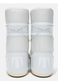 Moon Boot ICON NYLON BOOTS Śniegowce damskie. Wysokość cholewki: przed kolano. Zapięcie: sznurówki. Kolor: szary. Materiał: nylon. Szerokość cholewki: normalna. Sezon: zima. Styl: elegancki #4