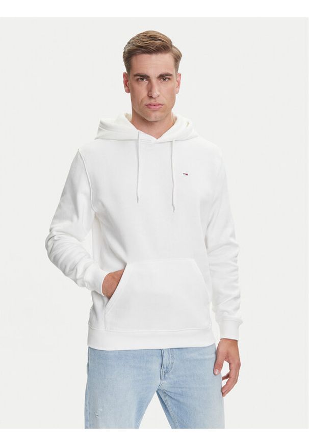Tommy Jeans Bluza DM0DM20742 Écru Regular Fit. Materiał: bawełna