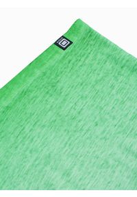 Ombre Clothing - T-shirt męski z kieszonką - zielony melanż V2 S1388 - L. Kolor: zielony. Materiał: bawełna, jeans. Wzór: melanż