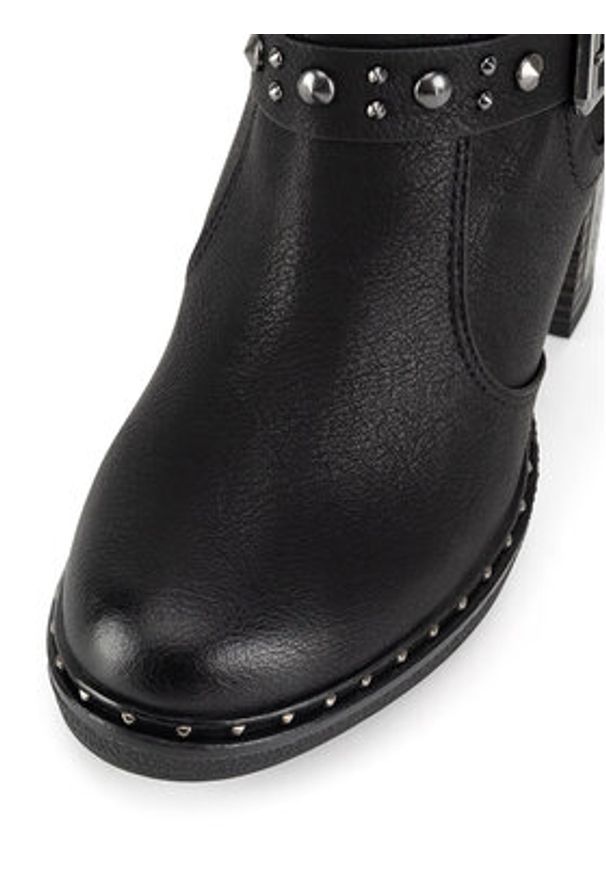 Mustang Botki 1336-512 Czarny. Kolor: czarny. Materiał: materiał