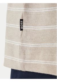 BOSS T-Shirt H-Taut 235 50559166 Beżowy Regular Fit. Kolor: beżowy. Materiał: bawełna #4