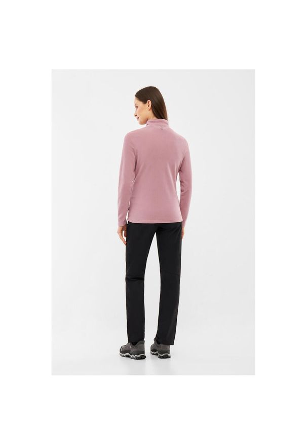 Bluza techniczna damska Viking Tesero Lady, polar. Kolor: różowy. Materiał: polar. Styl: sportowy. Sport: turystyka piesza