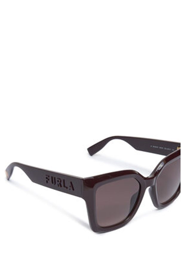 Furla Okulary przeciwsłoneczne WD00121 JT0000 2460S Brązowy. Kolor: brązowy