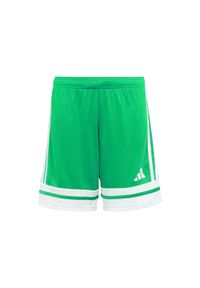 Adidas - Spodenki dla dzieci adidas Squadra 25. Kolor: zielony, biały, wielokolorowy. Materiał: materiał