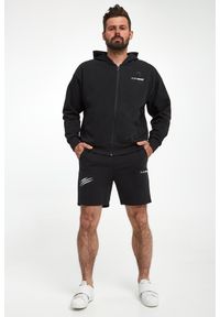 Plein Sport - Spodenki męskie z logo PLEIN SPORT. Styl: sportowy
