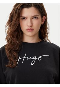 Hugo - HUGO Bluza Darace 50534271 Czarny Relaxed Fit. Kolor: czarny. Materiał: bawełna #5