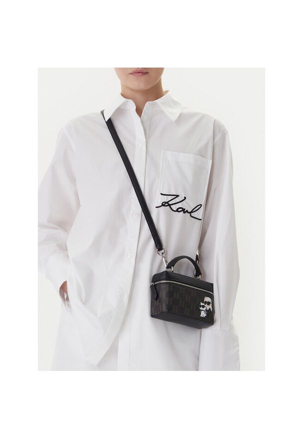 Karl Lagerfeld - Torebka KARL LAGERFELD. Kolor: brązowy