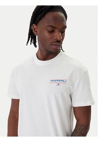 Tommy Jeans T-Shirt Poster DM0DM22541 Biały Regular Fit. Kolor: biały. Materiał: bawełna #2