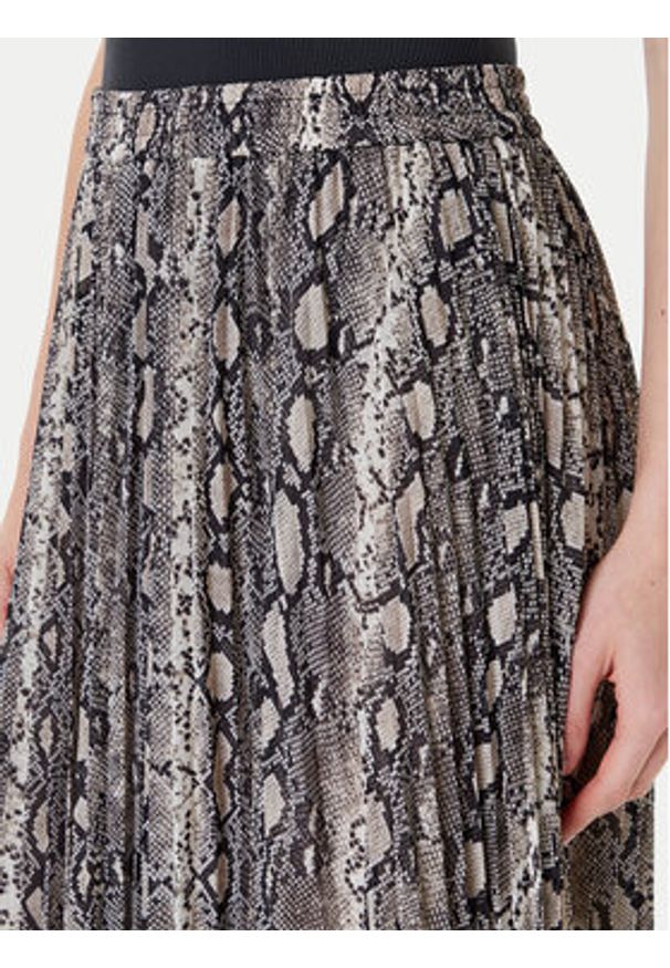 MICHAEL Michael Kors Spódnica plisowana MT570J5ABE Beżowy Regular Fit. Kolor: beżowy. Materiał: syntetyk