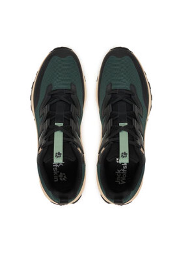 Jack Wolfskin Trekkingi Ps Trail Low A65585 Zielony. Kolor: zielony. Materiał: skóra. Sport: turystyka piesza