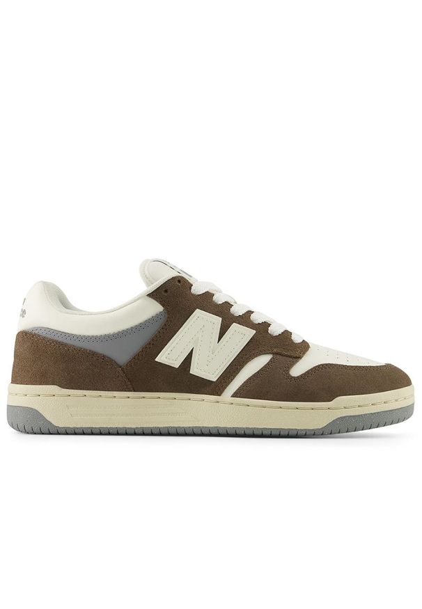 Buty unisex New Balance U480P4QI - brązowe. Okazja: na co dzień. Kolor: brązowy. Materiał: materiał, syntetyk. Szerokość cholewki: normalna. Sport: turystyka piesza