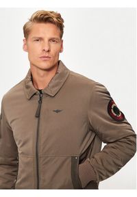 Aeronautica Militare Kurtka bomber 242AB2190CT3376 Brązowy Regular Fit. Kolor: brązowy. Materiał: syntetyk #6