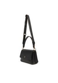 TOMMY HILFIGER - Tommy Hilfiger Torebka Th Joy Shoulder Bag AW0AW16815 Czarny. Kolor: czarny. Materiał: skórzane