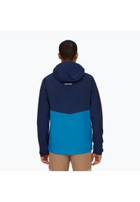 Kurtka przeciwdeszczowa męska Mammut Alto Guide HS Hooded. Kolor: niebieski