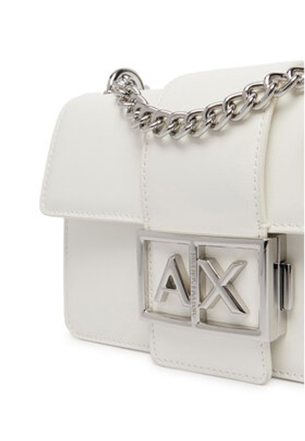 Armani Exchange Torebka XW000071 AF12039 U0011 Biały. Kolor: biały. Materiał: skórzane