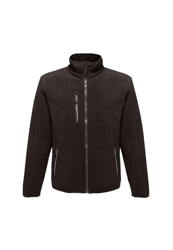 Regatta - Męska Bluza Z Suwakiem Omicron III. Kolor: czarny. Sezon: zima. Sport: turystyka piesza