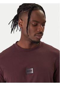 Hugo - HUGO T-Shirt Danotie 50553124 Brązowy Regular Fit. Kolor: brązowy. Materiał: bawełna #5