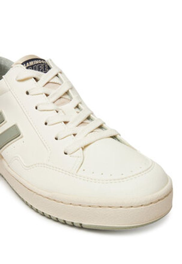 Flamingos' Life - Flamingos Life Sneakersy Roland V.10 Biały. Kolor: biały. Materiał: skóra