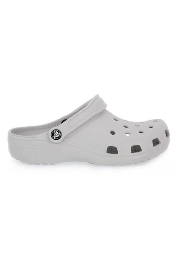 Klapki damskie Crocs Atmoshere Classic. Kolor: szary. Materiał: syntetyk, materiał. Styl: sportowy
