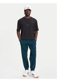 Adidas - adidas T-Shirt Z.N.E. JJ1151 Czarny Loose Fit. Kolor: czarny. Materiał: syntetyk #5