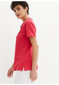 bonprix - Shirt polo. Typ kołnierza: polo. Kolor: czerwony. Wzór: aplikacja. Styl: klasyczny #3