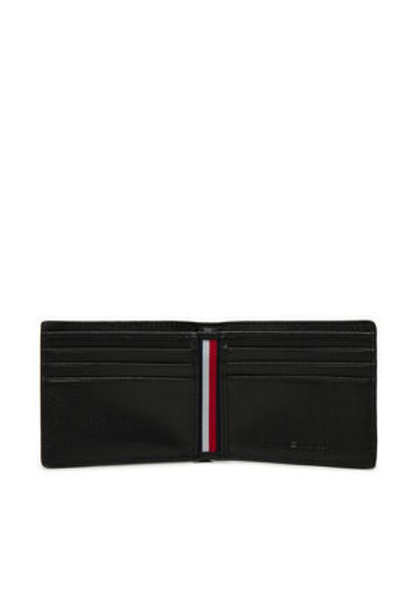 TOMMY HILFIGER - Tommy Hilfiger Duży Portfel Męski AM0AM13031 Czarny. Kolor: czarny. Materiał: skóra
