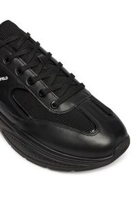 Karl Lagerfeld - KARL LAGERFELD Sneakersy KL52715 Czarny. Kolor: czarny. Materiał: skóra