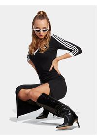 Adidas - adidas Sukienka codzienna adicolor Classics IK0439 Czarny Slim Fit. Okazja: na co dzień. Kolor: czarny. Materiał: bawełna. Typ sukienki: proste. Styl: casual #2
