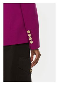 Pinko Marynarka Signum 100254 A15O Fioletowy Regular Fit. Kolor: fioletowy. Materiał: wiskoza
