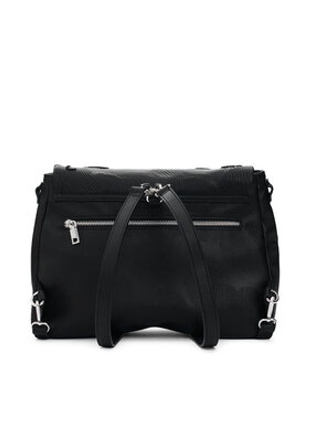 Desigual Plecak 26SAKP31 Czarny. Kolor: czarny. Materiał: materiał