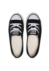 Converse Trampki Chuck Taylor All Star Bellet Lace Slip 566775C Czarny. Kolor: czarny. Materiał: materiał #5