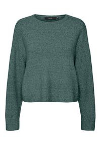 Vero Moda Sweter 10291696 Zielony Regular Fit. Kolor: zielony. Materiał: syntetyk #4