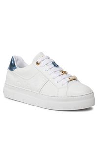 Guess Sneakersy Giella FLJGIE FAL12 Biały. Kolor: biały. Materiał: skóra #4