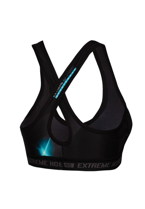 Stanik sportowy fitness siłownia MMA EXTREME HOBBY MT SPORT. Kolor: turkusowy, niebieski, wielokolorowy. Materiał: poliester, elastan. Sport: joga i pilates, fitness