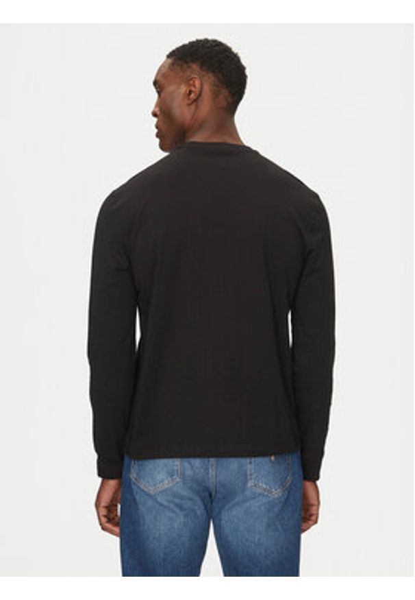 Guess Jeans Longsleeve M5RI84 K8HM0 Czarny Slim Fit. Kolor: czarny. Materiał: bawełna. Długość rękawa: długi rękaw