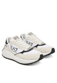 EA7 Emporio Armani Sneakersy 7X000341 AF18616 MZ021 Biały. Kolor: biały. Materiał: zamsz, skóra #5