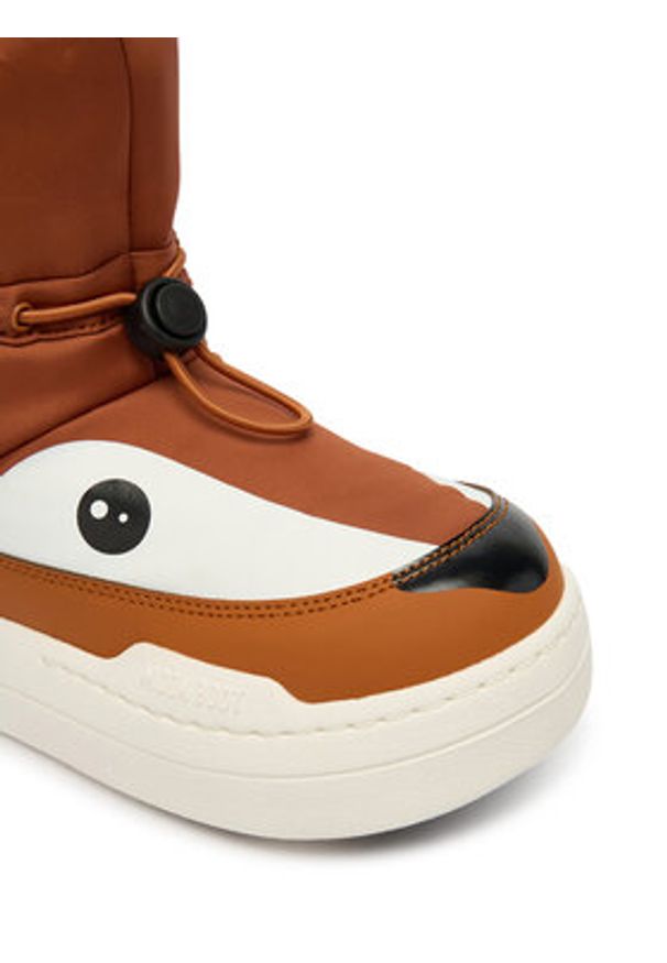 Moon Boot Śniegowce Mb Jr Park Tube Mid Animal Wp 80D3440100 D Brązowy. Kolor: brązowy. Materiał: materiał