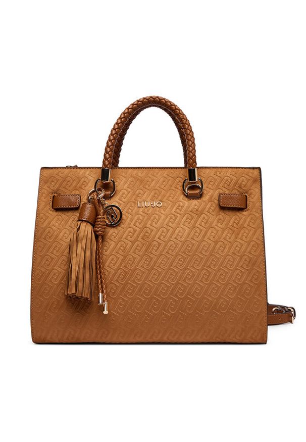 Liu Jo Torebka AA6086 T384A Brązowy. Kolor: brązowy. Materiał: skórzane