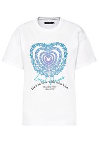 Local Heroes T-Shirt Infinity Love SS21T0012 Biały Relaxed Fit. Kolor: biały. Materiał: bawełna #2