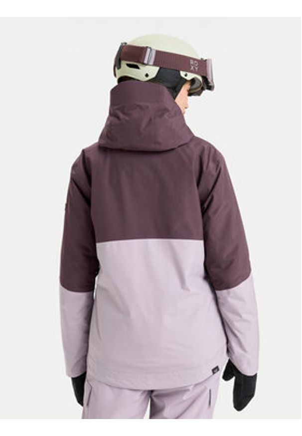 Roxy Kurtka narciarska Gore-Tex Stormday ERJTJ03507 Fioletowy Tailored Fit. Kolor: fioletowy. Materiał: syntetyk. Technologia: Gore-Tex. Sport: narciarstwo
