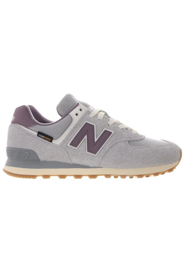 Sneakersy męskie New Balance U574YGD. Okazja: na co dzień, do pracy, na spacer. Kolor: szary. Model: New Balance 574. Sport: turystyka piesza