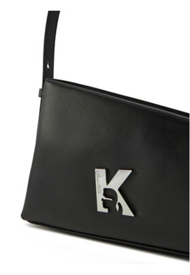 Karl Lagerfeld Jeans Torebka A1W30334 Czarny. Kolor: czarny. Materiał: skórzane