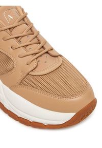 Armani Exchange Sneakersy XW002227 AF21430 U6149 Beżowy. Kolor: beżowy. Materiał: skóra #5