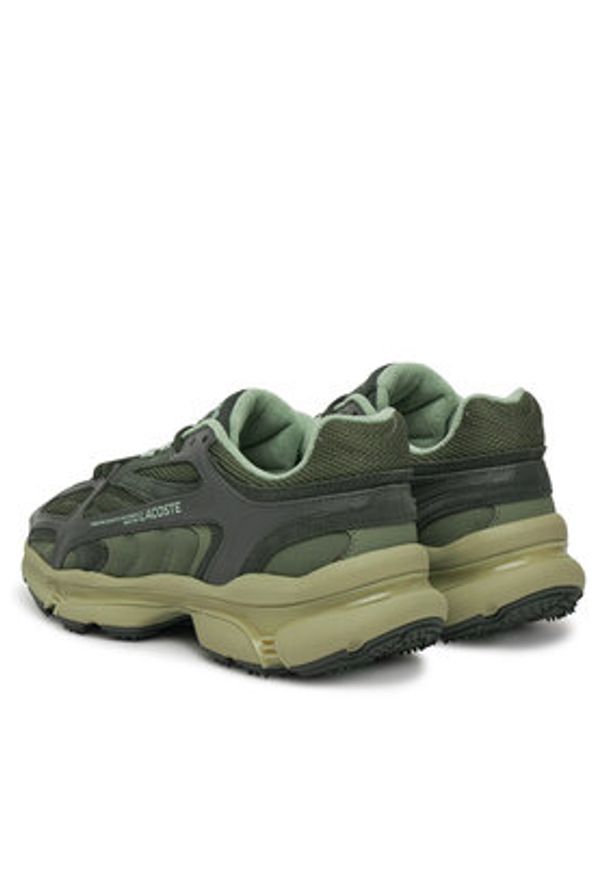 Lacoste Sneakersy L003 2K24 7-49SMA0008 Khaki. Kolor: brązowy. Materiał: materiał