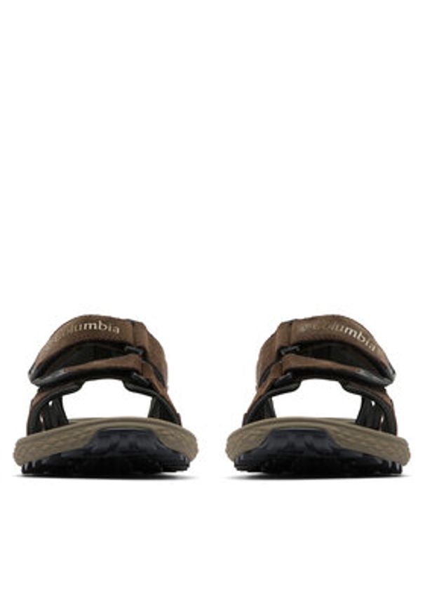 columbia - Columbia Sandały Konos™ Hiker 2-Strap 2121561 Brązowy. Kolor: brązowy. Materiał: skóra, zamsz