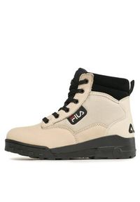 Fila Trapery Grungre II Bl Mid Wmn FFW0218.80039 Beżowy. Kolor: beżowy. Materiał: skóra, nubuk #2