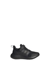 Buty do chodzenia dla dzieci Adidas FortaRun 2.0 Cloudfoam Elastic Lace. Kolor: czarny, szary, wielokolorowy. Materiał: materiał. Model: Adidas Cloudfoam. Sport: turystyka piesza