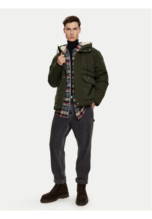Jack & Jones - Jack&Jones Kurtka zimowa Carl 12256901 Zielony Straight Fit. Kolor: zielony. Materiał: syntetyk. Sezon: zima